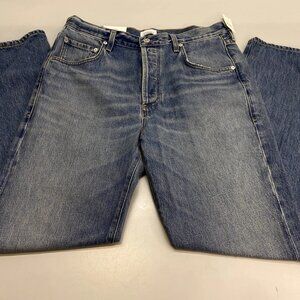 Citizens of Humanity Women’s Babylonia Relaxed Straight Jeans Blue Size 30